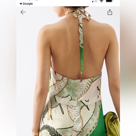 JUAN DE DIOS Magdalena Jungle-Print Silk Jacquard Maxi Dress - Picture 4 of 6